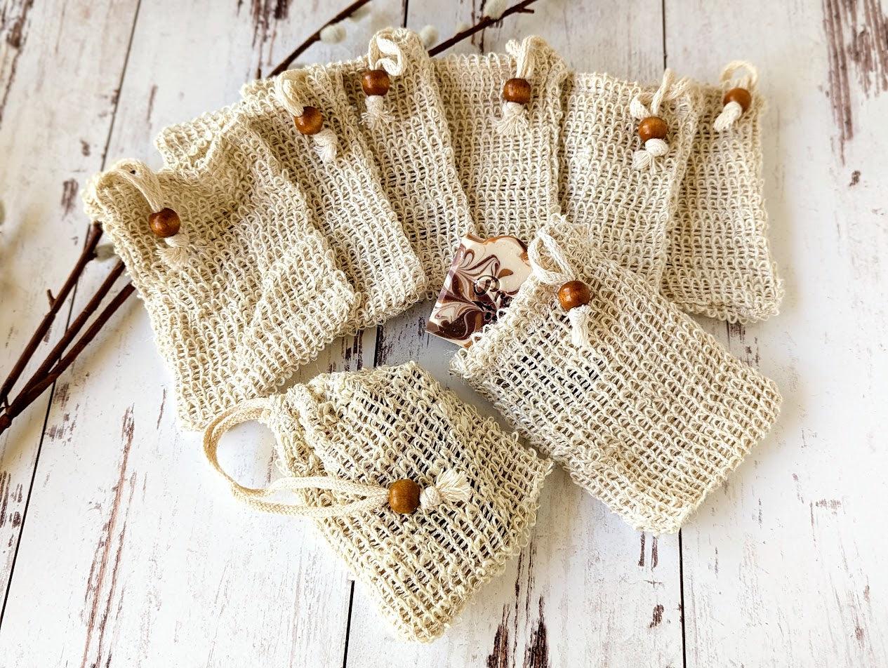 Natural Sisal Soap Saver Pouch